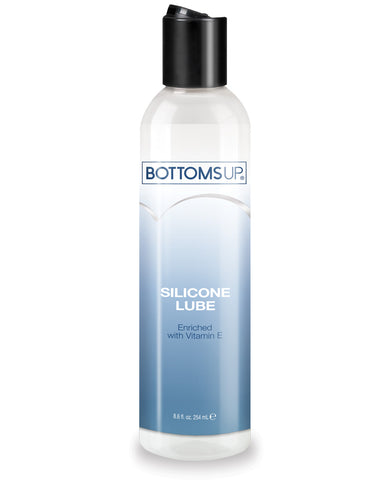 Bottoms Up Silicone Lube W-vitamin E - 8.6 Oz Clear - LUST Depot