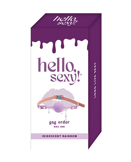 Hello Sexy! Gag Order - Iridescent Rainbow - LUST Depot