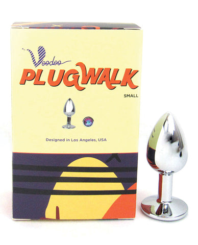 Voodoo Walk Small Metal Plug - Silver - LUST Depot