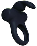 Vedo Frisky Bunny Rechargeable Vibrating Ring - Black Pearl - LUST Depot