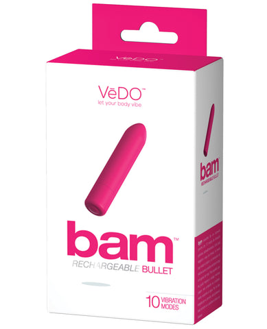 Vedo Bam Rechargeable Bullet - Foxy Pink - LUST Depot