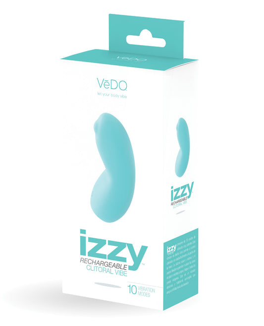 Vedo Izzy Rechargeable Clitoral Vibe - Turquoise - LUST Depot