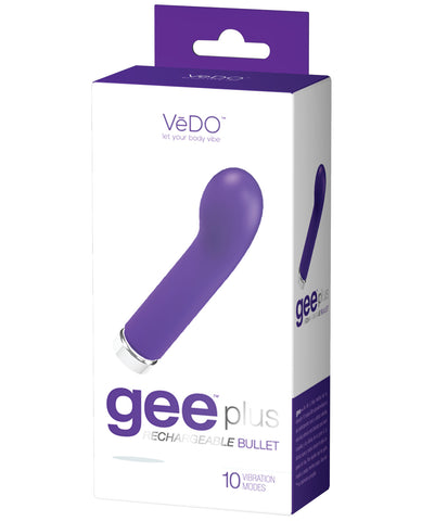 Vedo Gee Plus Rechargeable Vibe - Into You Indigo - LUST Depot