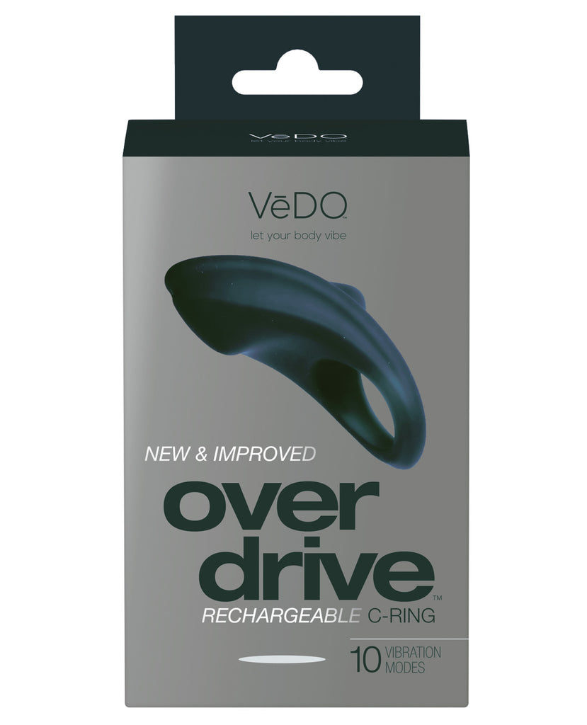 Vedo Overdrive Rechargeable C Ring - Just Black - LUST Depot