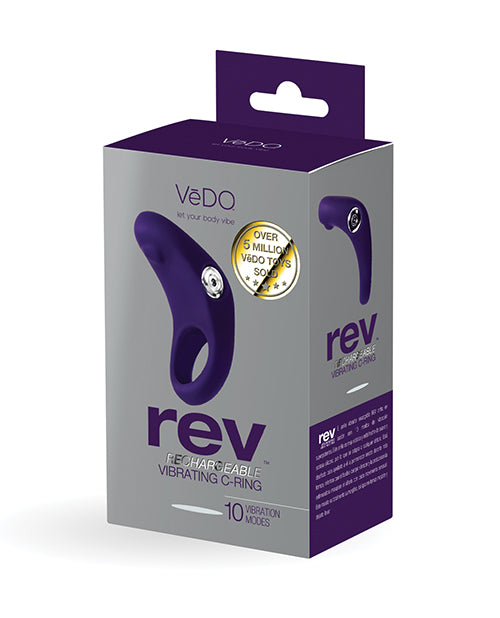 Vedo Rev Rechargeable C Ring - Purple - LUST Depot