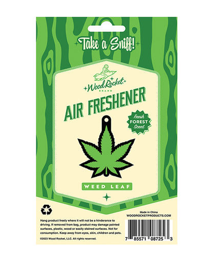 Wood Rocket Green Leaf Air Freshener - Forest - LUST Depot