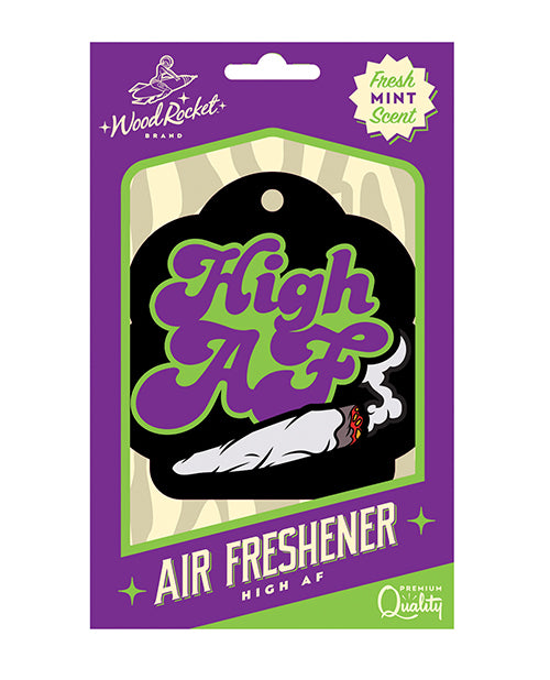 Wood Rocket High Af Air Freshener - Mint - LUST Depot