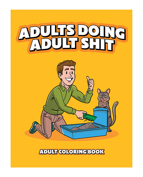 Wood Rocket Adults Doing Adult Shit Coloring Book - LUST Depot