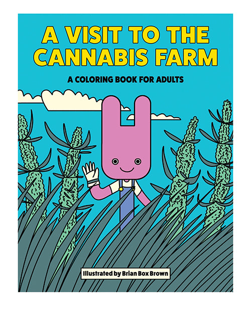 Wood Rocket A Visit To The Cannabis Farm Coloring Book - LUST Depot