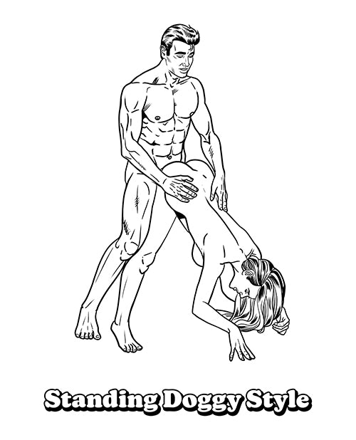 Wood Rocket The Sexiest Sex Positions Coloring Book - LUST Depot