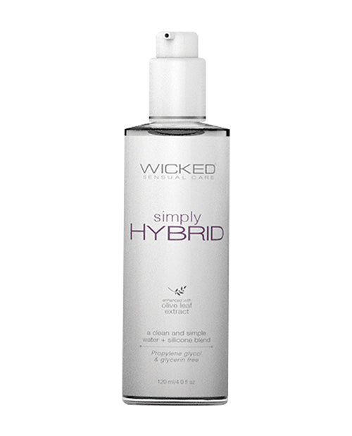 Wicked Sensual Care Simply Hybrid Lubricant - 4 Oz - LUST Depot