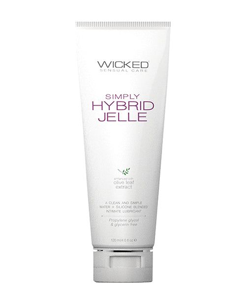 Wicked Sensual Care Simply Hybrid Jelle Lubricant - 4 Oz - LUST Depot