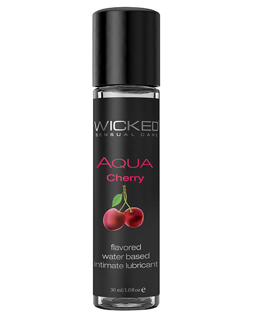 Wicked Sensual Care Aqua Water Based Lubricant - 1 Oz Cherry - LUST Depot