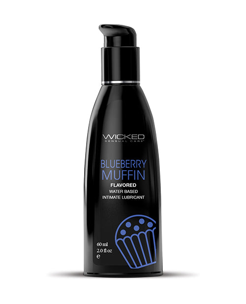 Wicked Sensual Care Water Based Lubricant - 2 Oz Blueberry Muffin - LUST Depot