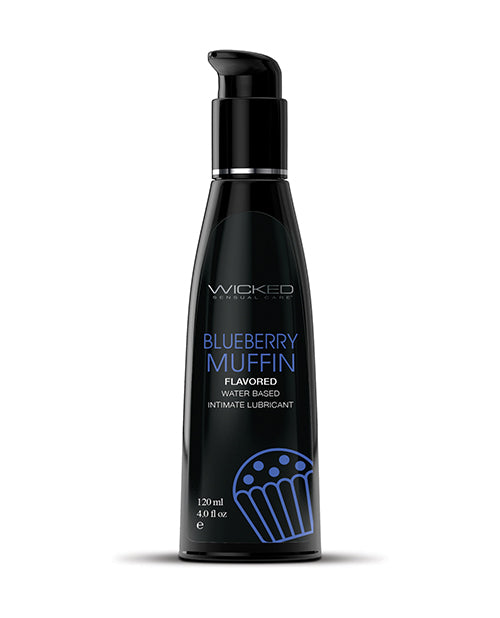 Wicked Sensual Care Water Based Lubricant - 4 Oz Blueberry Muffin - LUST Depot