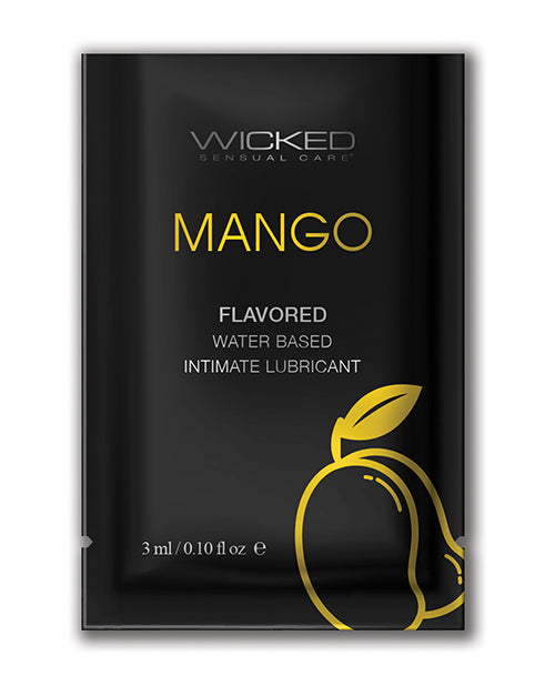 Wicked Sensual Care Water Based Lubricant - .1 Oz Mango - LUST Depot