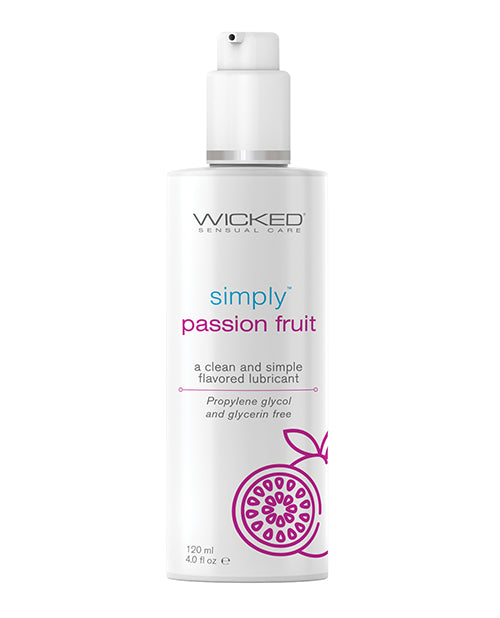 Wicked Sensual Care Simply Water Based Lubricant - 4 Oz Passion Fruit - LUST Depot