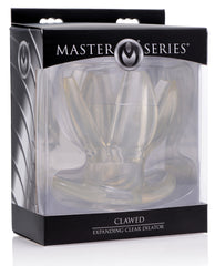 Master Series Clawed Expanding Clear Dilator - LUST Depot