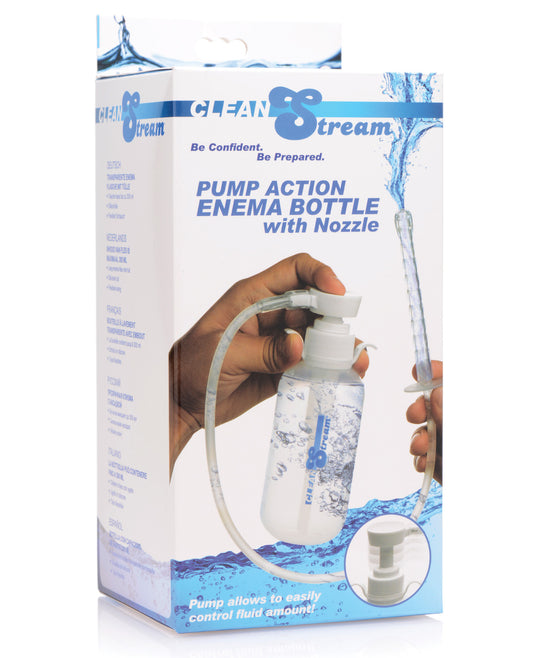 Cleanstream Pump Action Enema Bottle W-nozzle - LUST Depot