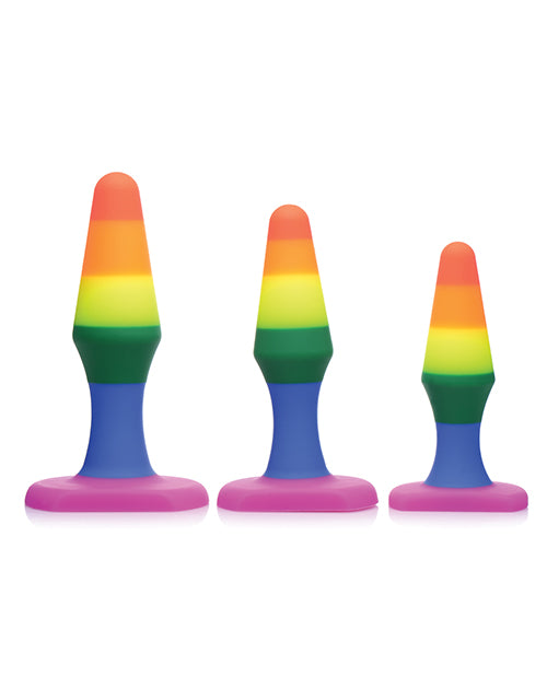 Frisky Rainbow Silicone Anal Trainer Set - LUST Depot