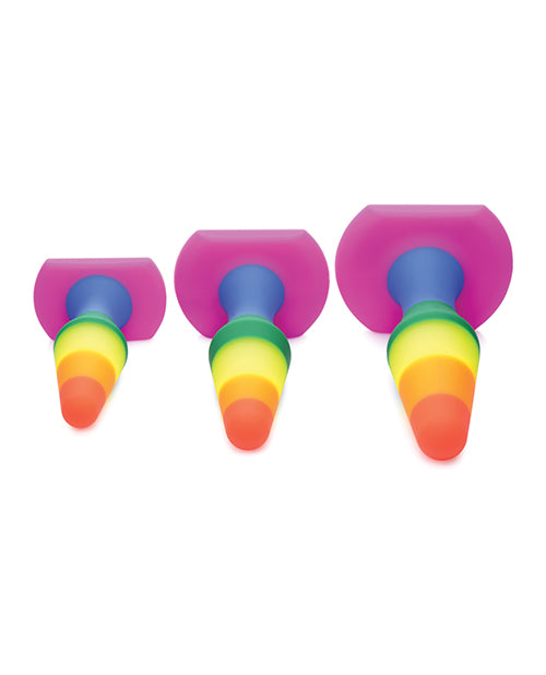 Frisky Rainbow Silicone Anal Trainer Set - LUST Depot