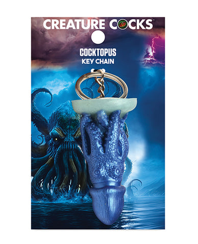 Creature Cocks Cocktopus Silicone Key Chain - Multi Color