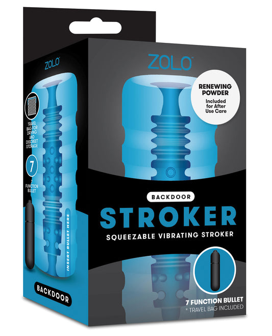 Zolo Backdoor Squeezable Vibrating Stroker - LUST Depot