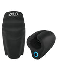 Zolo Cockpit Palm Sized Squeezable Vibrating Male Stimulator Stroker Xl - Black - LUST Depot